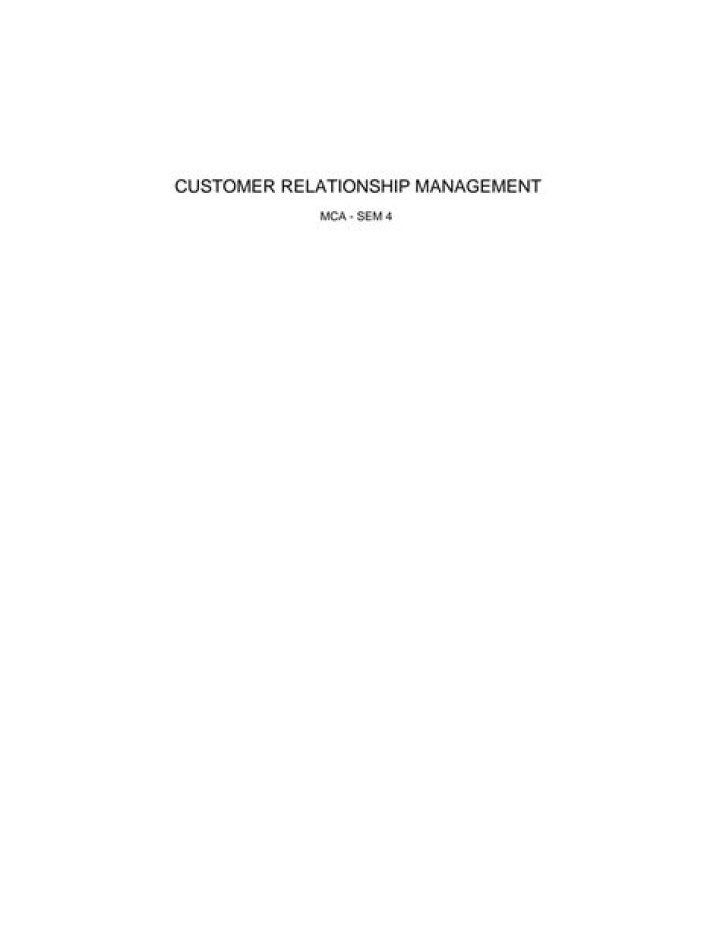Customer Relationship Management Notes PDF: Expert Templates & Tips
