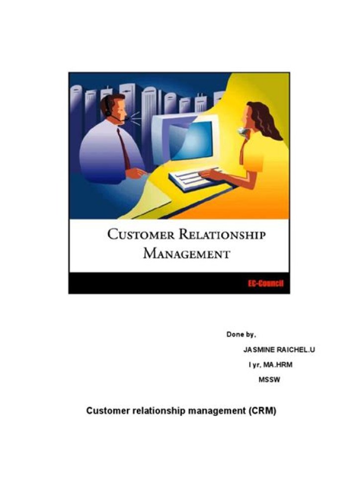 Download Custom Customer Relationship Management Report PDF
