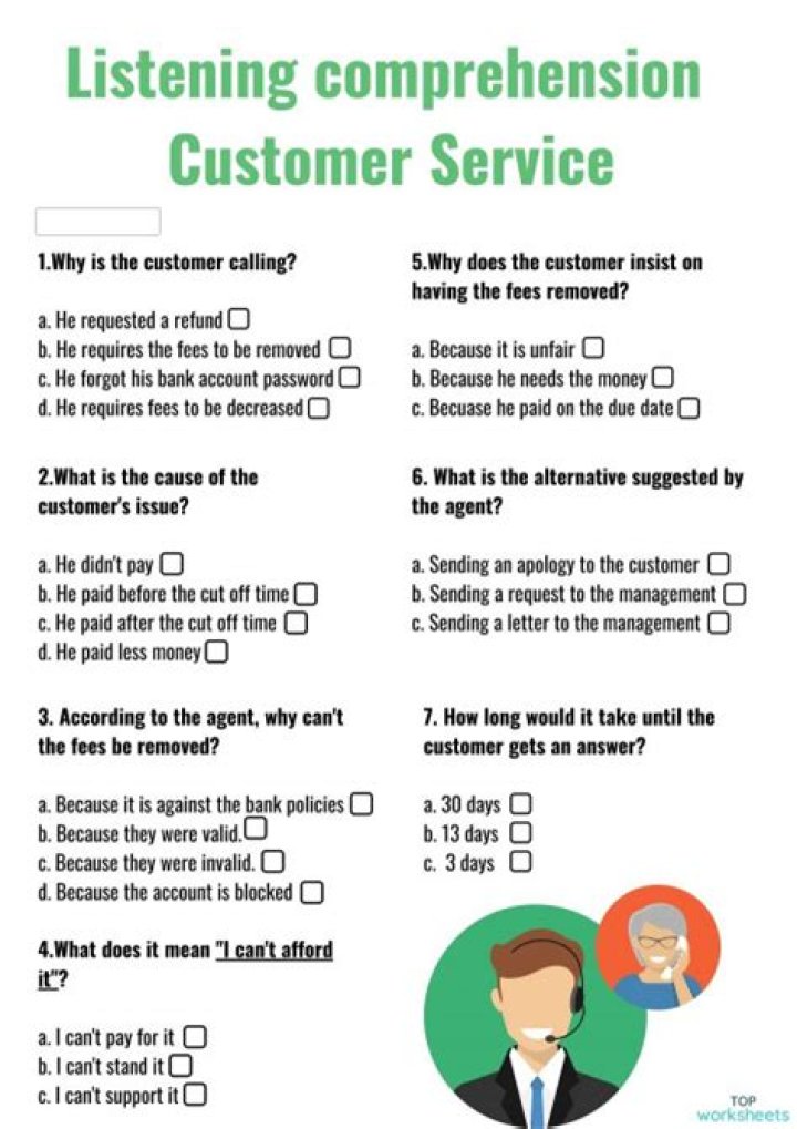 Customer Service Worksheets PDF: Boost Your Team’s Support Skills