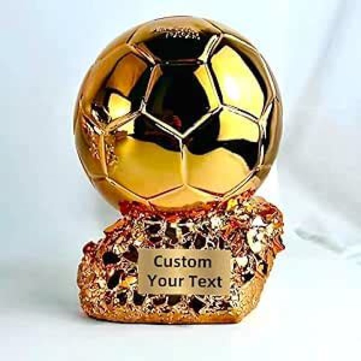 Customizable Ballon D'OR Trophies Cup Replica Golden Ball World Best Trofeo Futbol Player