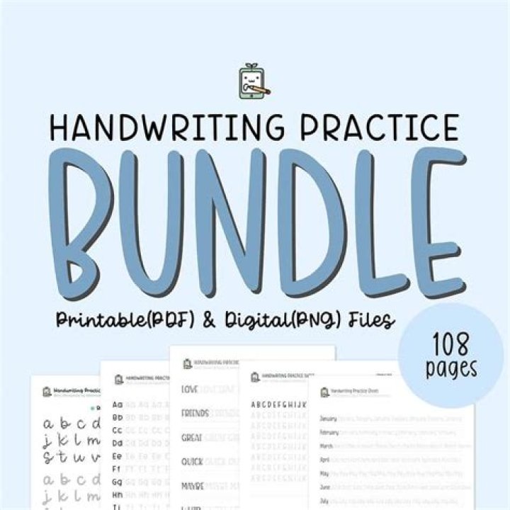 Cute Handwriting Practice Sheets PDF – Free Printable