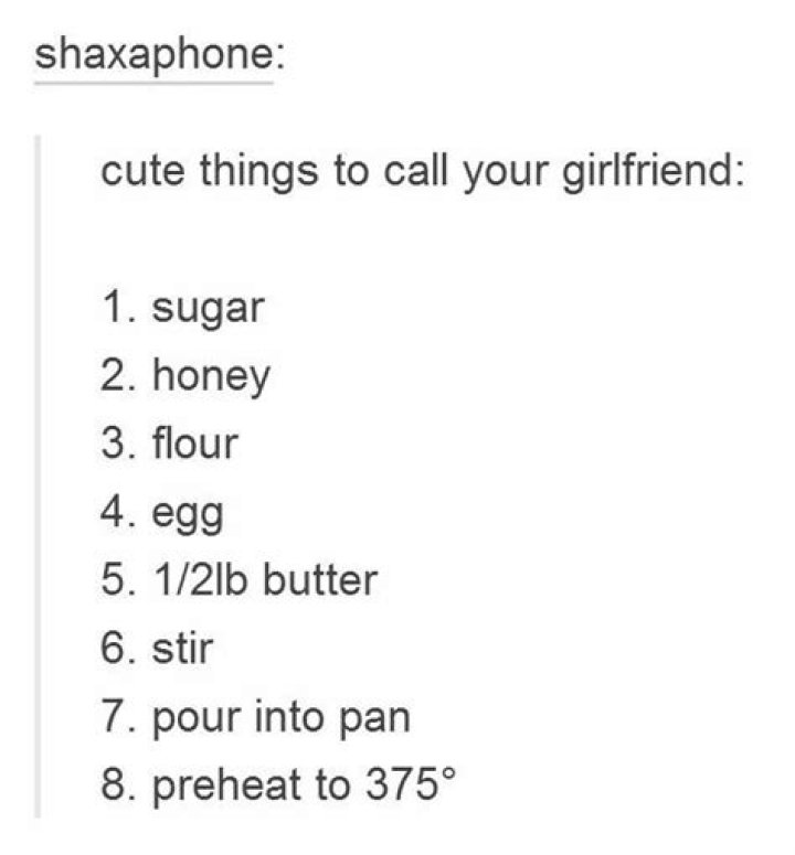 cute things to call your boyfriend\ girlfriend Pet names for boyfriend, Boyfriend humor, Names
