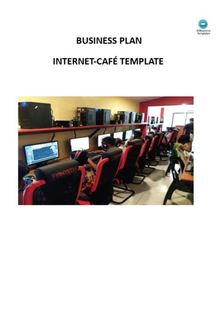 Cyber Cafe Business Plan PDF: Launch Your Digital Hub Fast