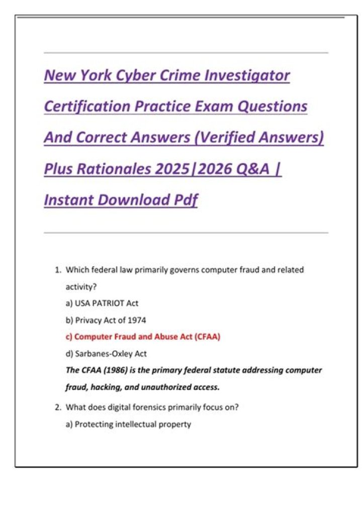 Cyber Crime Questions and Answers PDF: Essential Guide