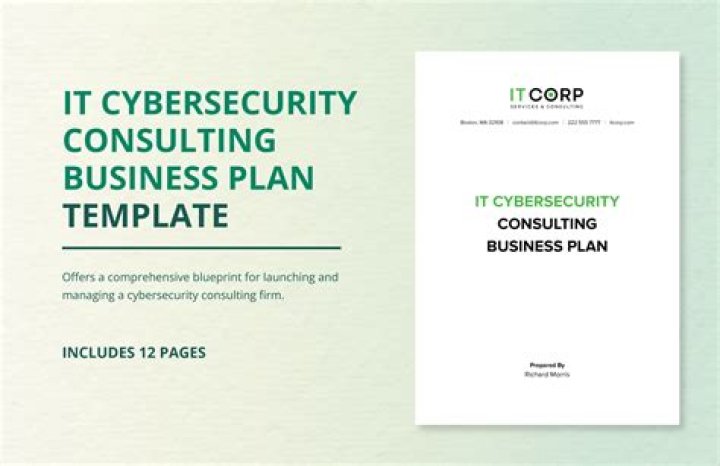 Build a Winning Cyber Security Consulting Business Plan – PDF Template