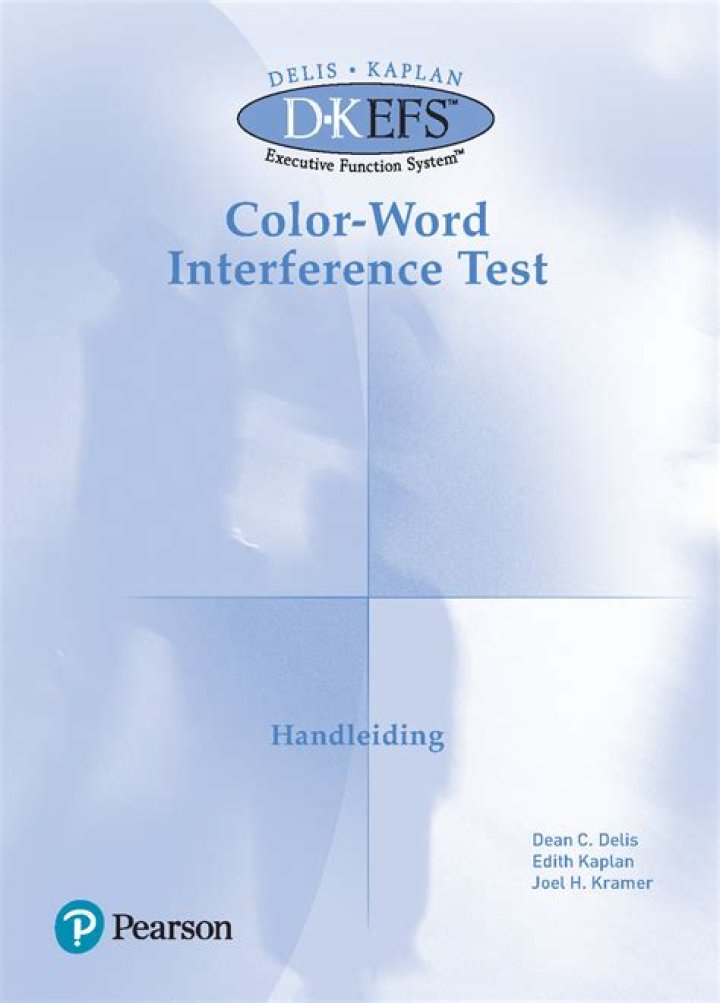 D-KEFS Color-Word Interference Test PDF: Proven Cognitive Psychology Assessment