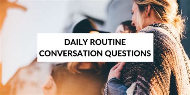 Daily Routine Conversation Questions PDF for Easy Practice