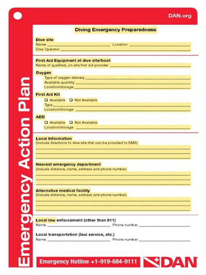 Dan Emergency Action Plan PDF for Immediate Preparedness
