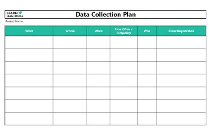 Data Collection Plan Example PDF: Full Template & Guide