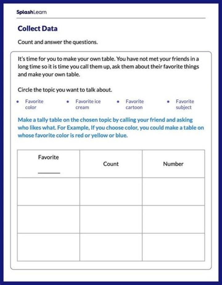 Free Data Collection Worksheets PDF for Accurate Research
