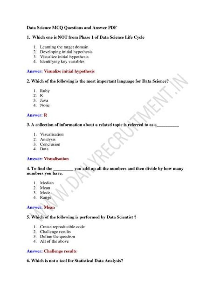 Data Model Questions and Answers PDF: Expert Guide to Common Scenarios