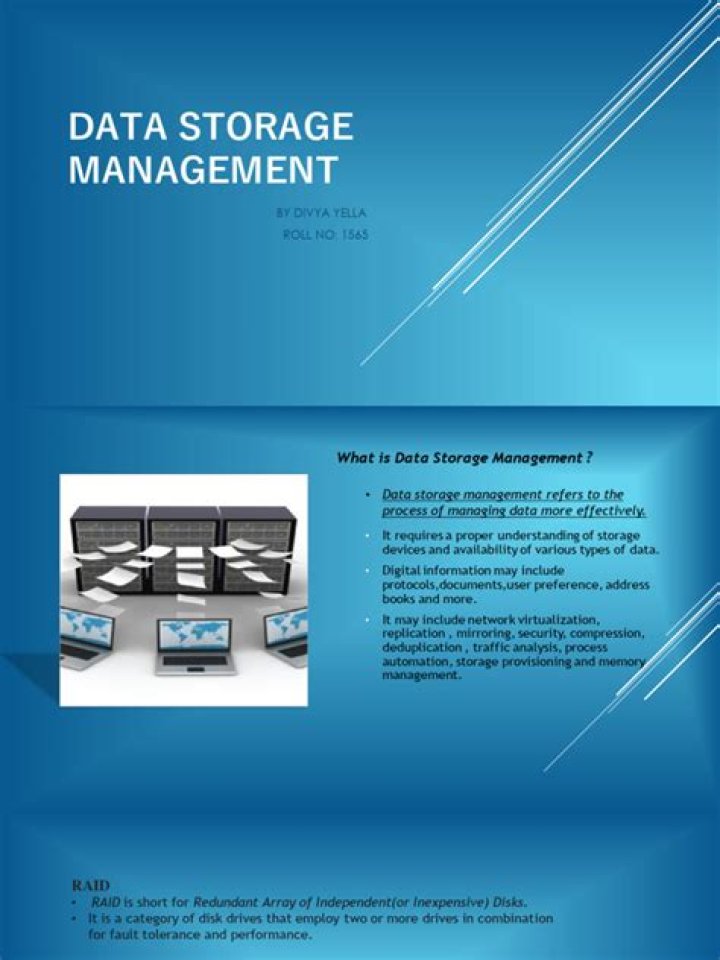 Efficient Data Storage Management PDF Guide