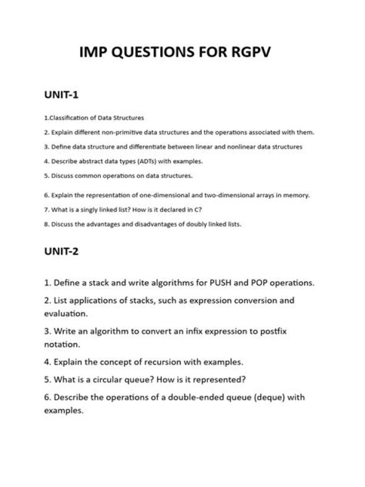 Data Structure Questions & Answers PDF: Master Core Concepts