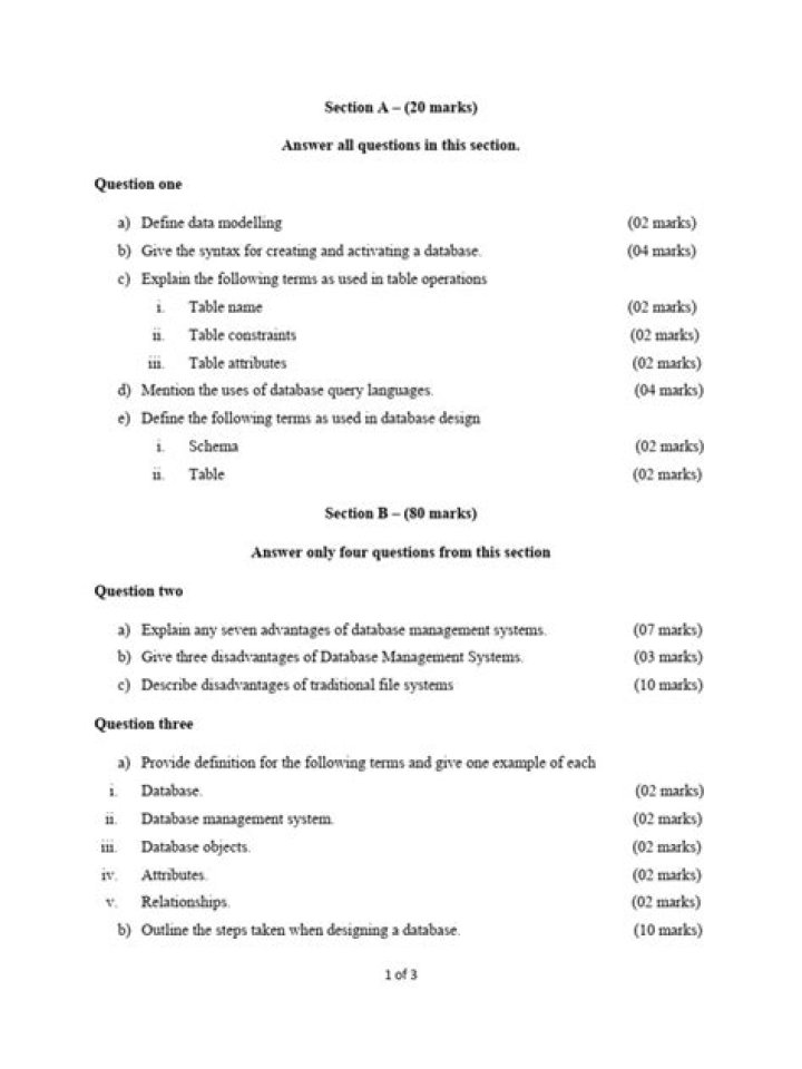Database Design Questions & Answers PDF: Expert Guide