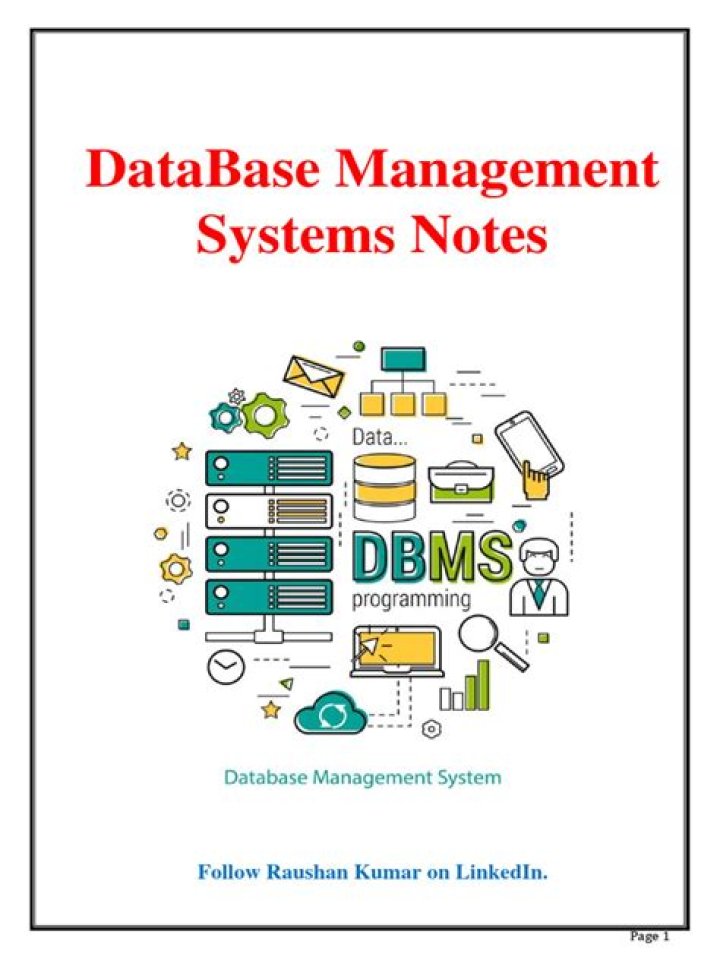 Free Database Management System PDF Download: Ultimate Guide