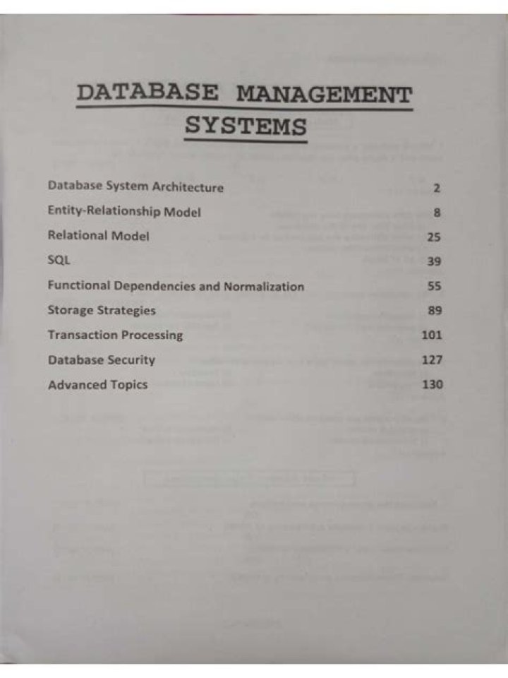 Essential Database Management System PDF Notes for Students & Professionals