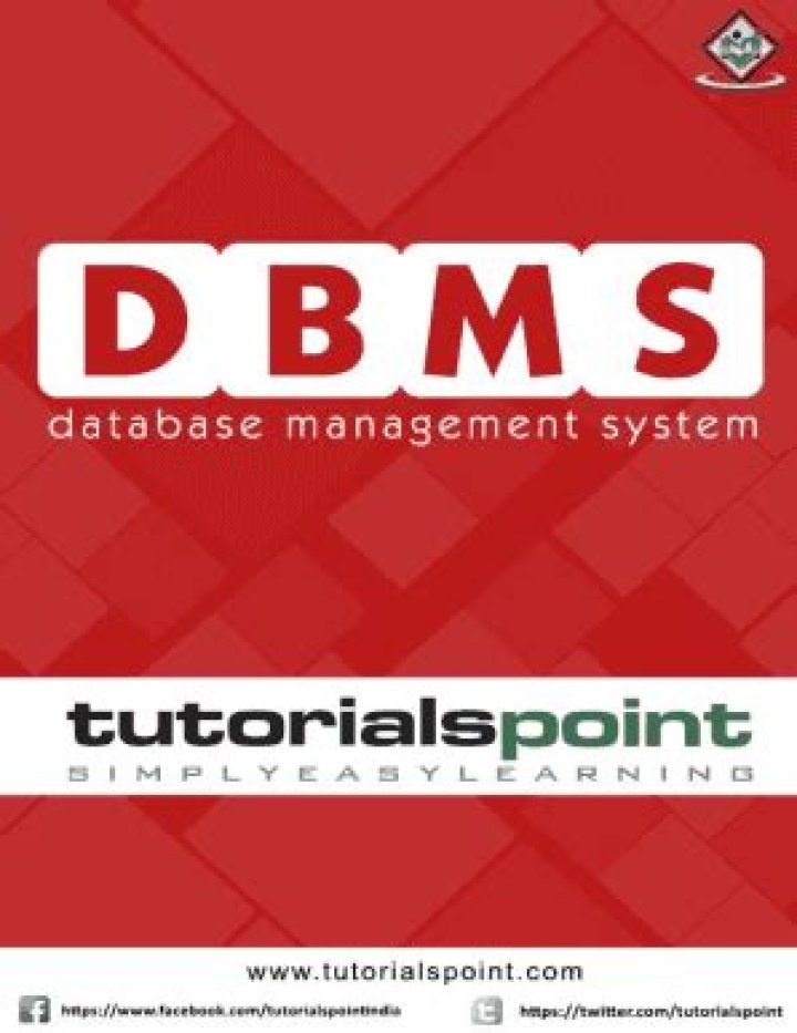 Database Management System Tutorialspoint PDF: Step-by-Step Guide