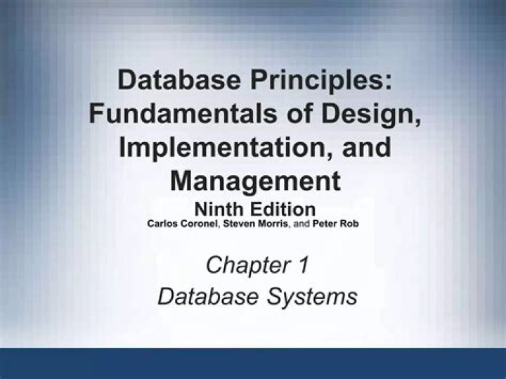 Database Systems Design, Implementation & Management – Free PDF Download