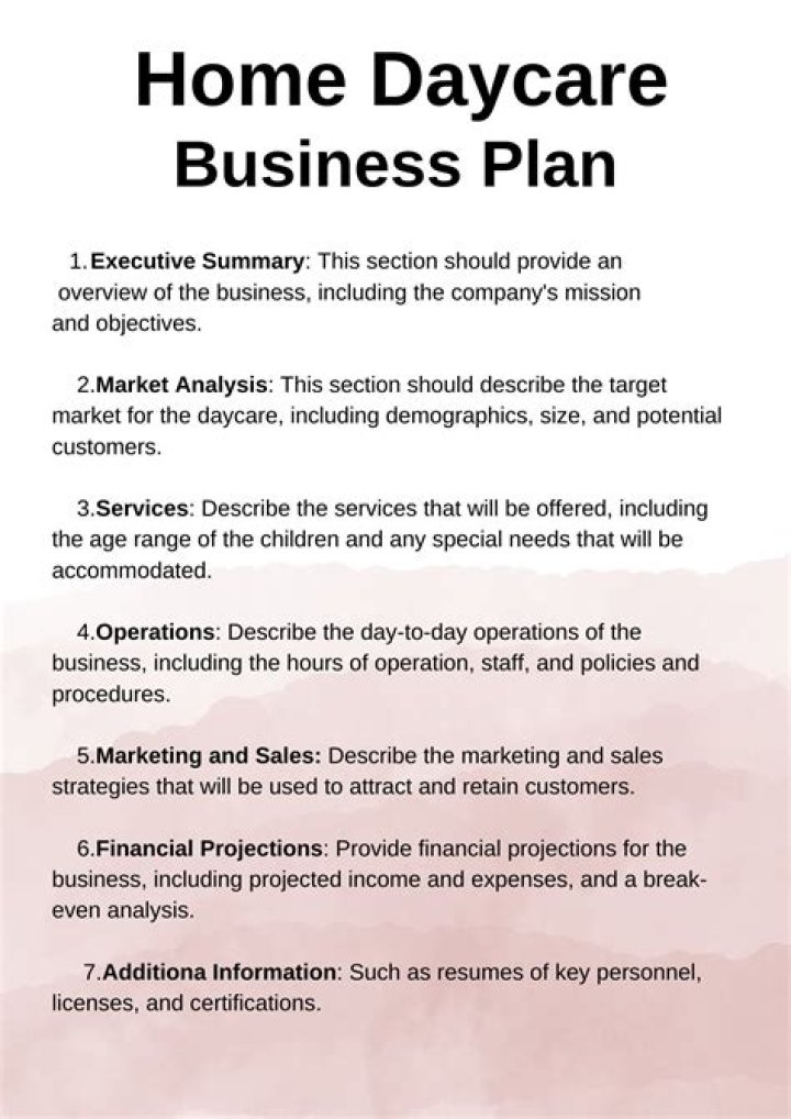 Expert Day Care Business Plan PDF for Success