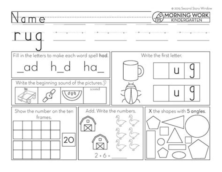 Free Daycare Worksheets PDF for Kids & Parents