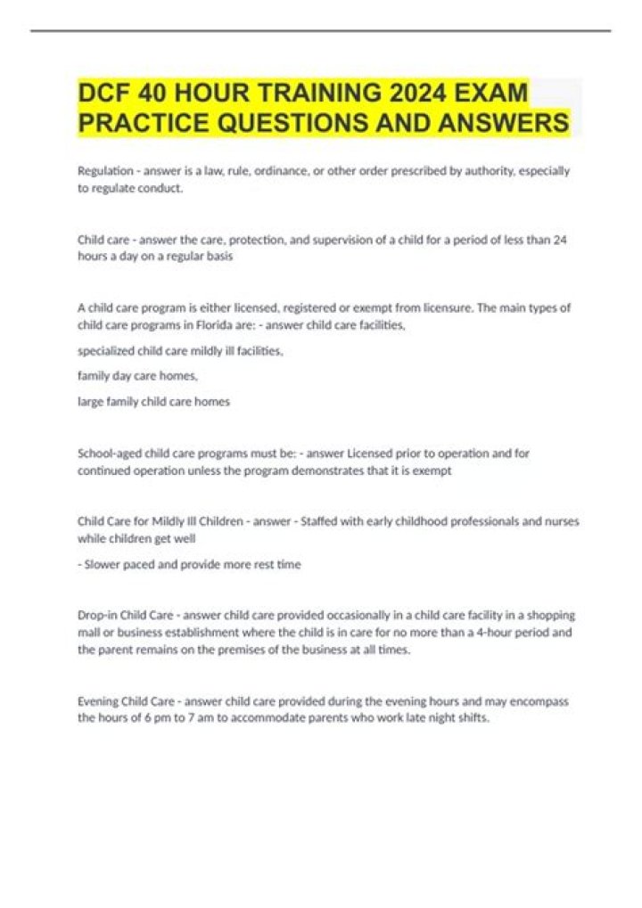 Complete 45-Hour DCF Practice Test PDF for Real Exam Readiness