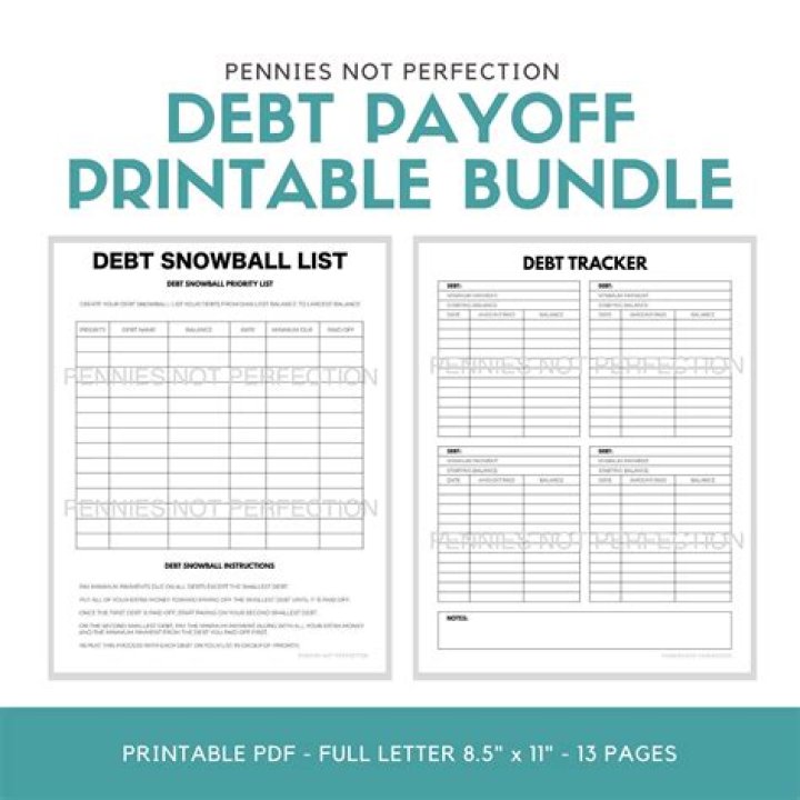 Free Debt Payoff Worksheet PDF to Eliminate Your Debt Fast