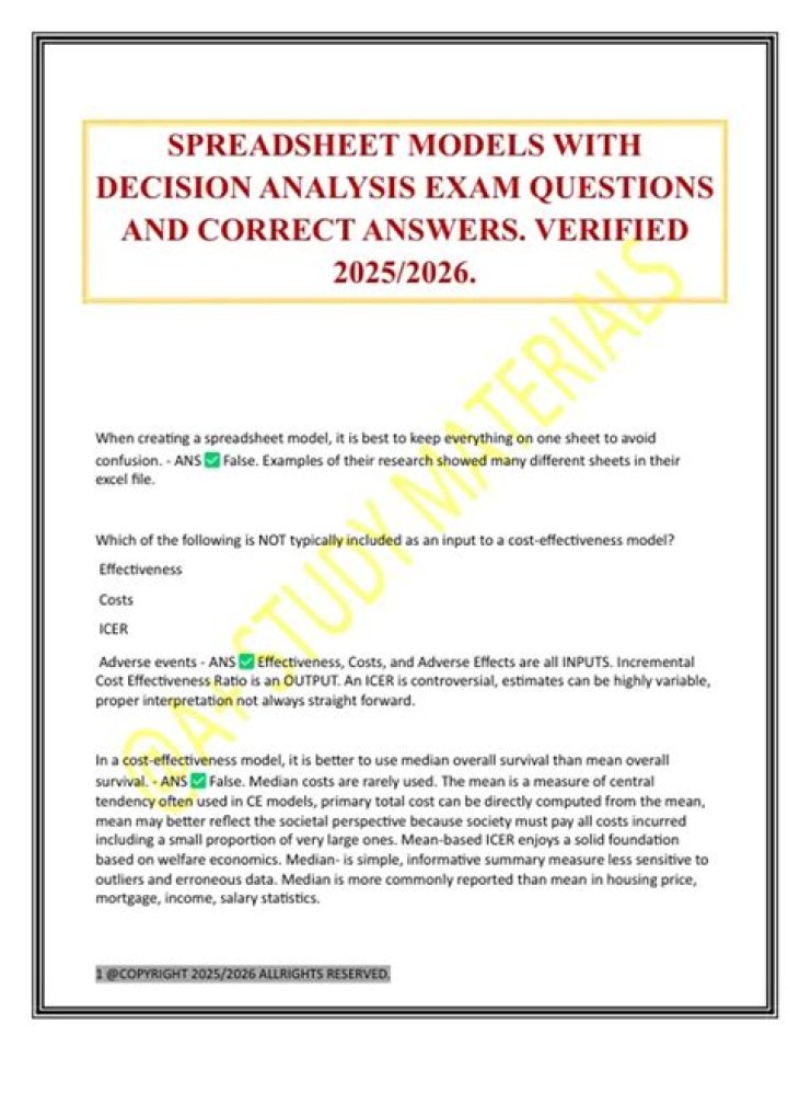 Decision Analysis Questions and Answers PDF: Master Critical Thinking