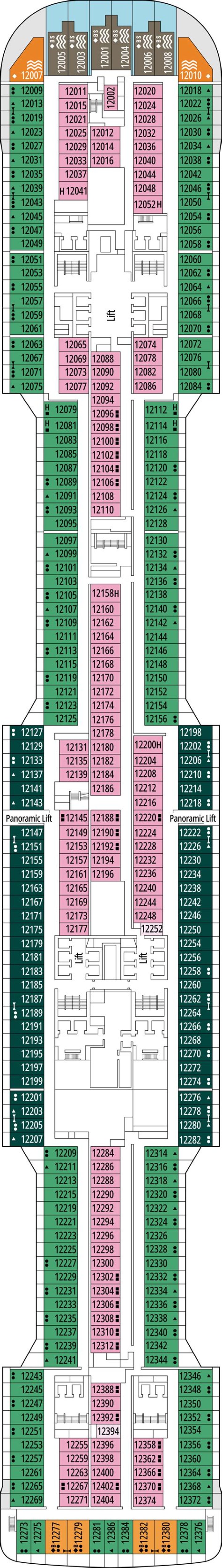 MSC Virtuosa Deck Plan PDF Download – Full Cruise Ship Layout