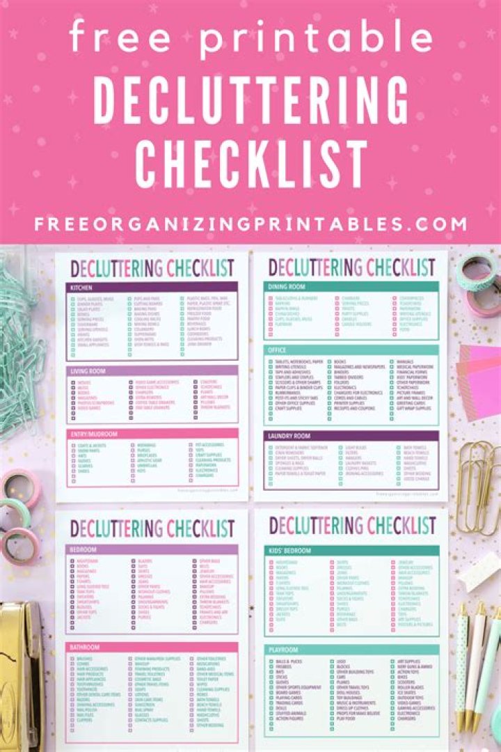 Declutter Plan Action: Free Downloadable Guide