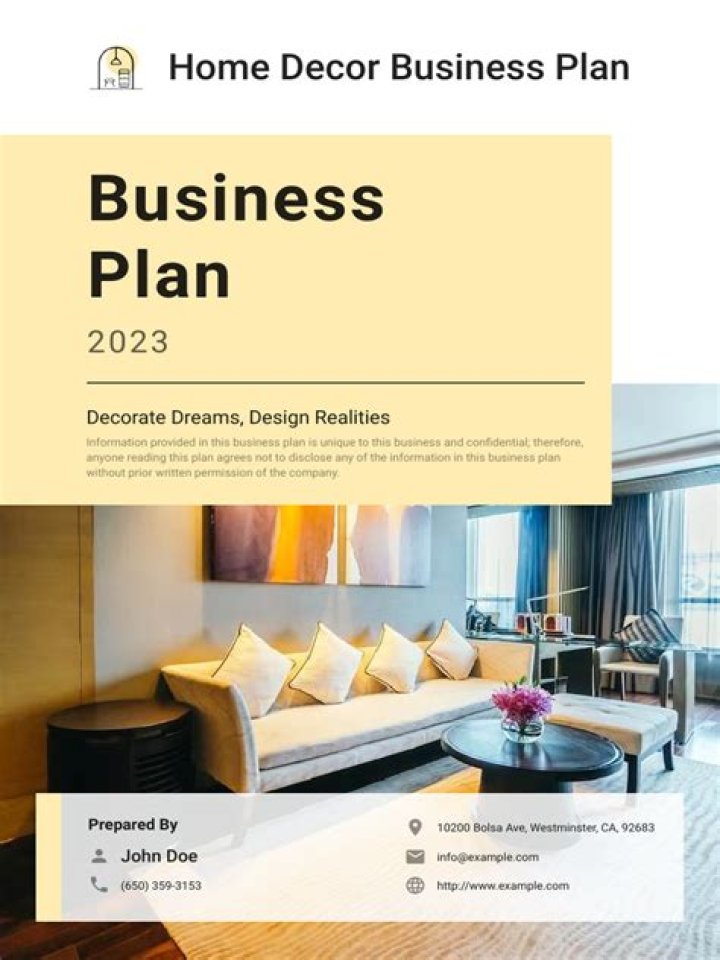 Decoration Business Plan PDF: Step-by-Step Guide to Launching Your Decor Business