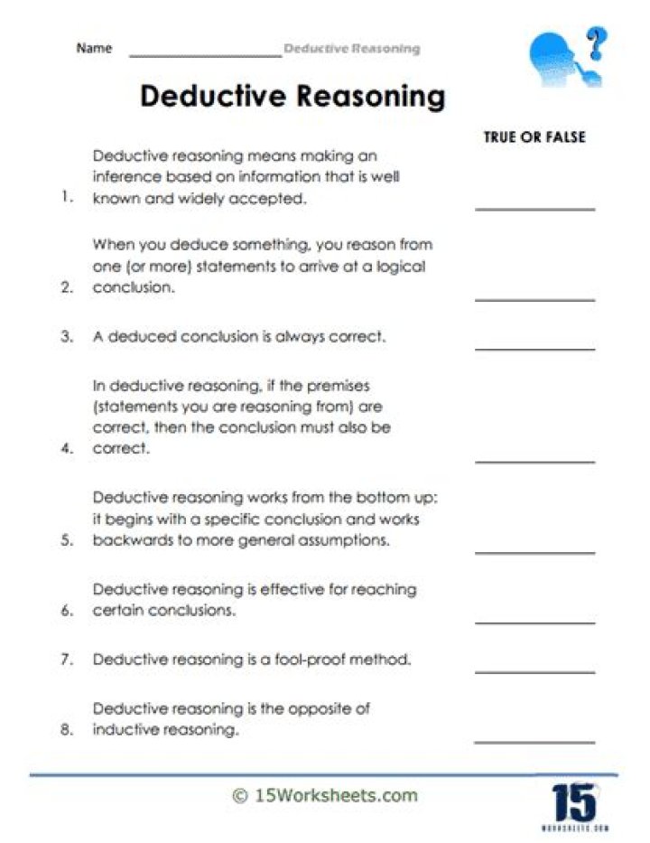 Master Deductive Reasoning: Free PDF Questions