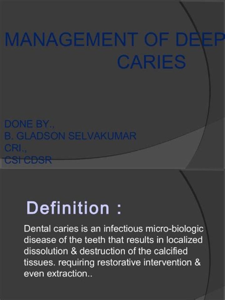 Deep Caries Management PDF: Comprehensive Guide for Dentists