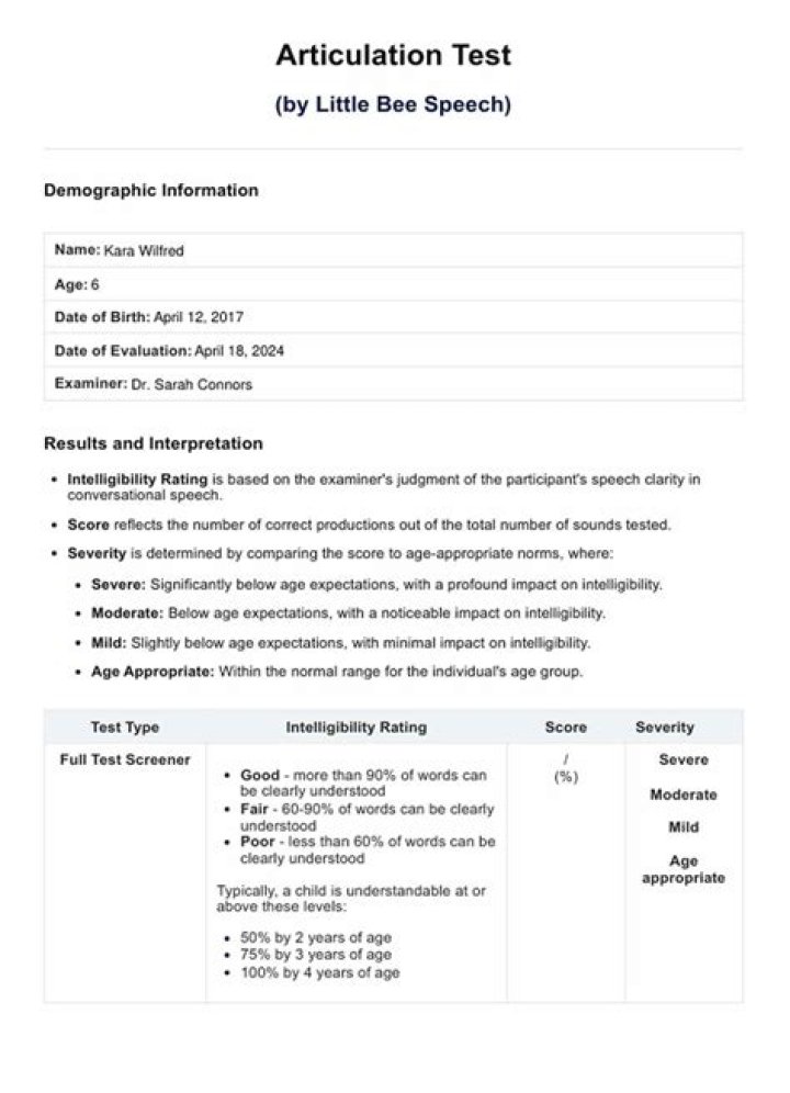 Deep Test of Articulation PDF: Master Speech Clarity with Expert Assessment