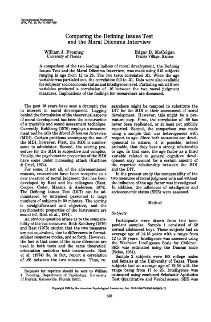 Defining Issues Test Questionnaire PDF: Accurate Assessment Tool
