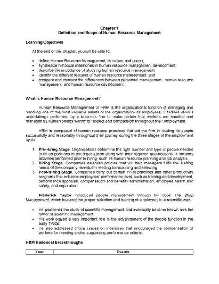 Defining Human Resource Management: Insights from Key Authors in PDF Format