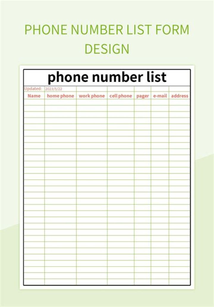 Delhi Mobile Number List PDF – Download Instant Contact List
