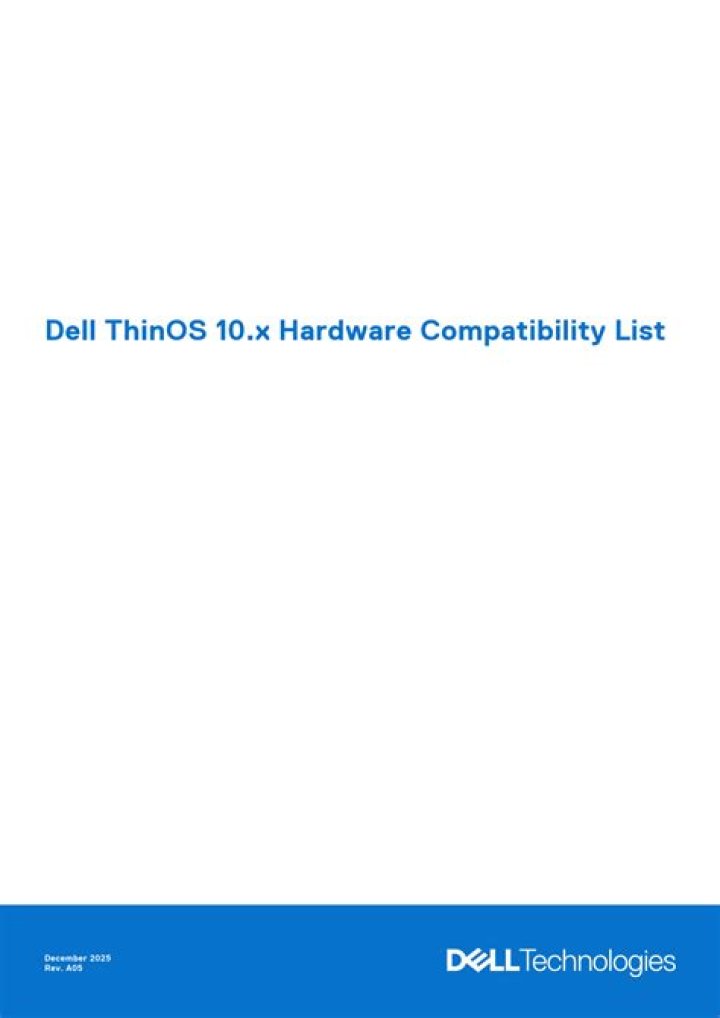 Complete Dell Products List PDF – All Models & Specifications