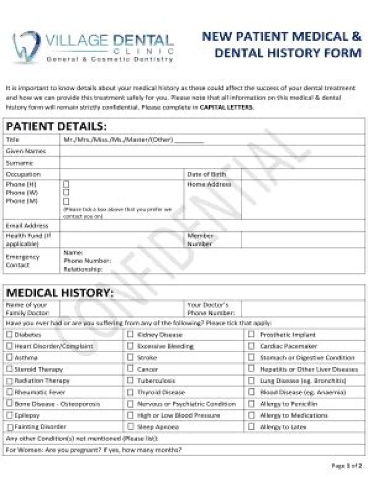 Dental Case Sheet PDF: Complete Template for Patient Records