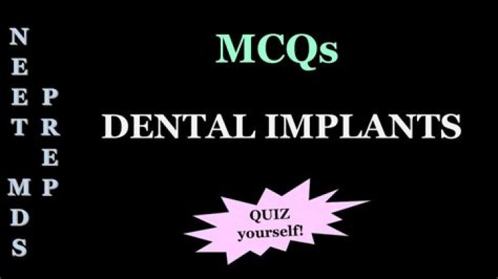 Dental Implant MCQs with Answers PDF – Perfect Practice for Exam Prep