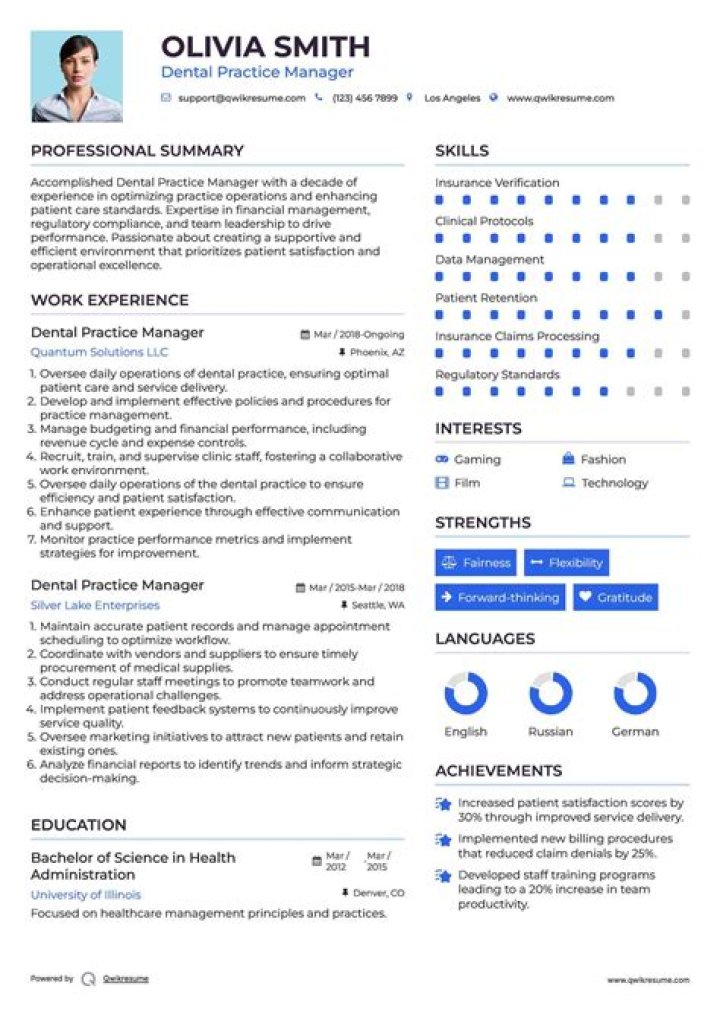 Dental Practice Manager Job Description PDF: Full Salary & Responsibilities Guide