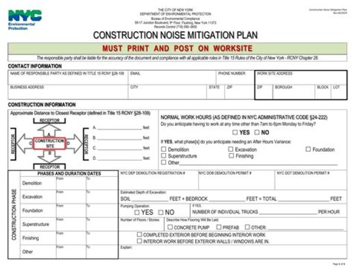 DEP Noise Mitigation Plan PDF – Official Guide