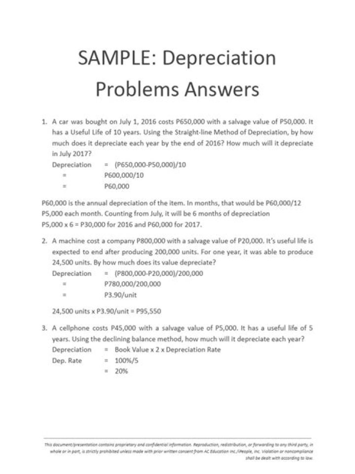 Mastering Depreciation: Answers to Common Questions & Solutions PDF