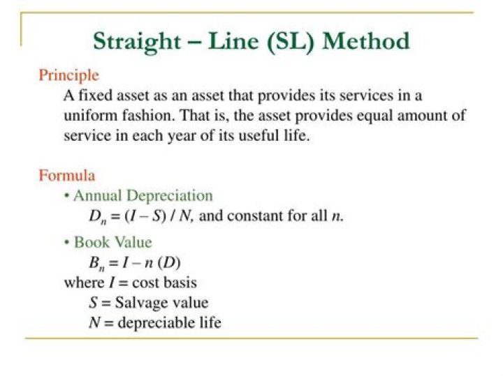 Depreciation Straight Line Method: Questions & Answers PDF