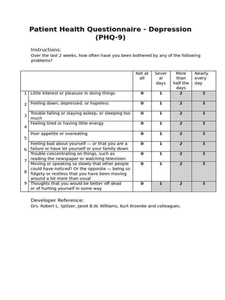 Depression Screening Questions PDF: Free Download for Early Detection