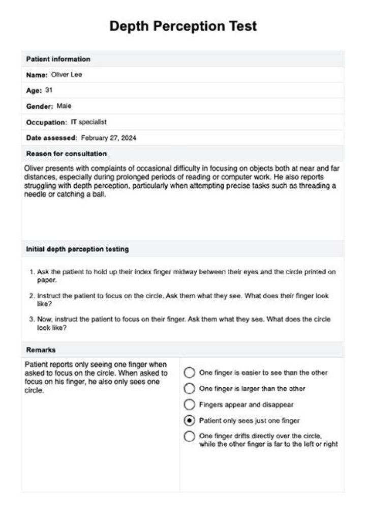 Depth Perception Test with Answers PDF – Master Visual Perception Skills