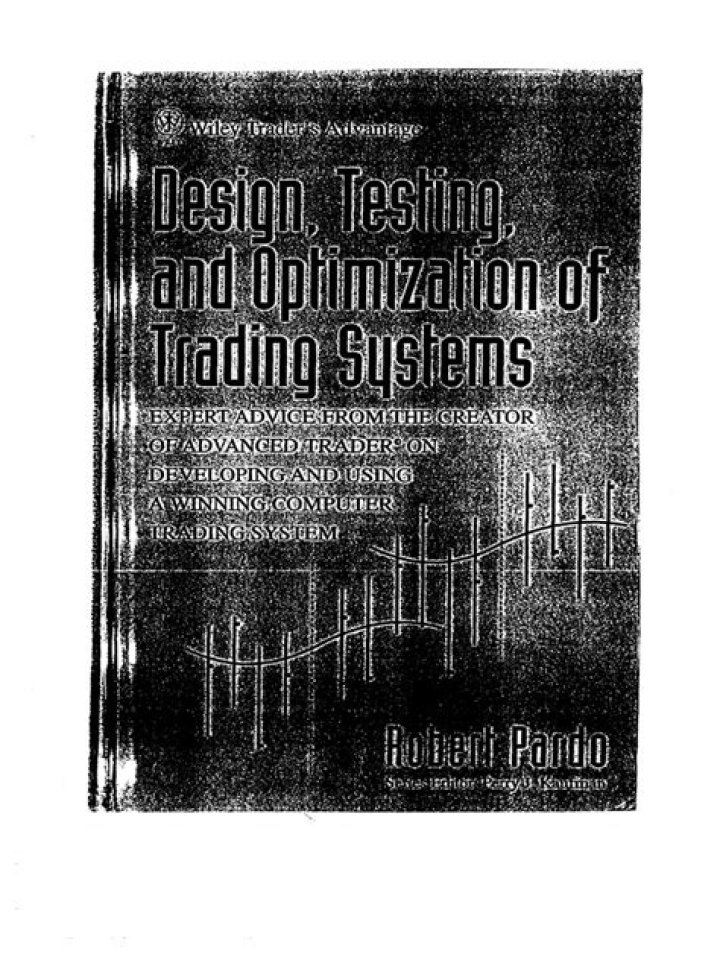 Design Testing and Optimization of Trading Systems PDF Guide