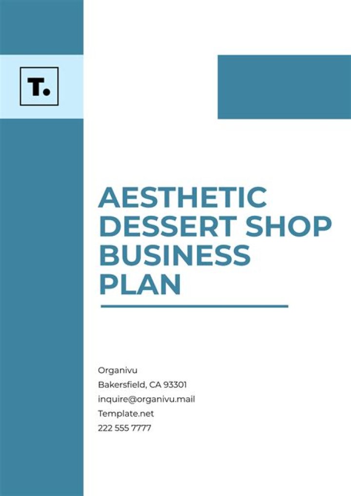 Essential Dessert Shop Business Plan PDF – Launch Your Sweet Venture
