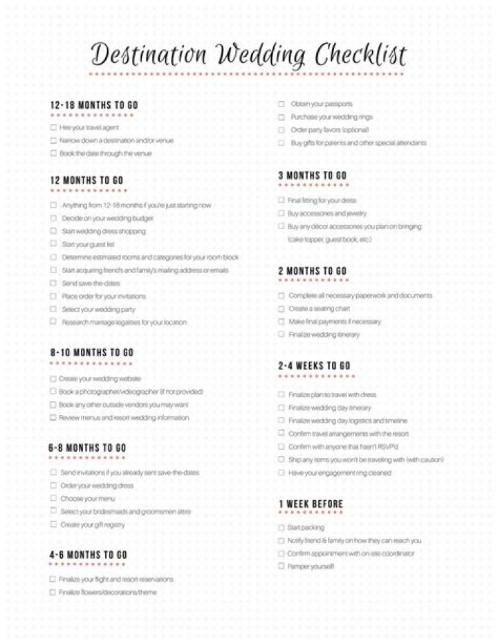 Destination Wedding Planning Checklist PDF – Get Ready in 10 Steps