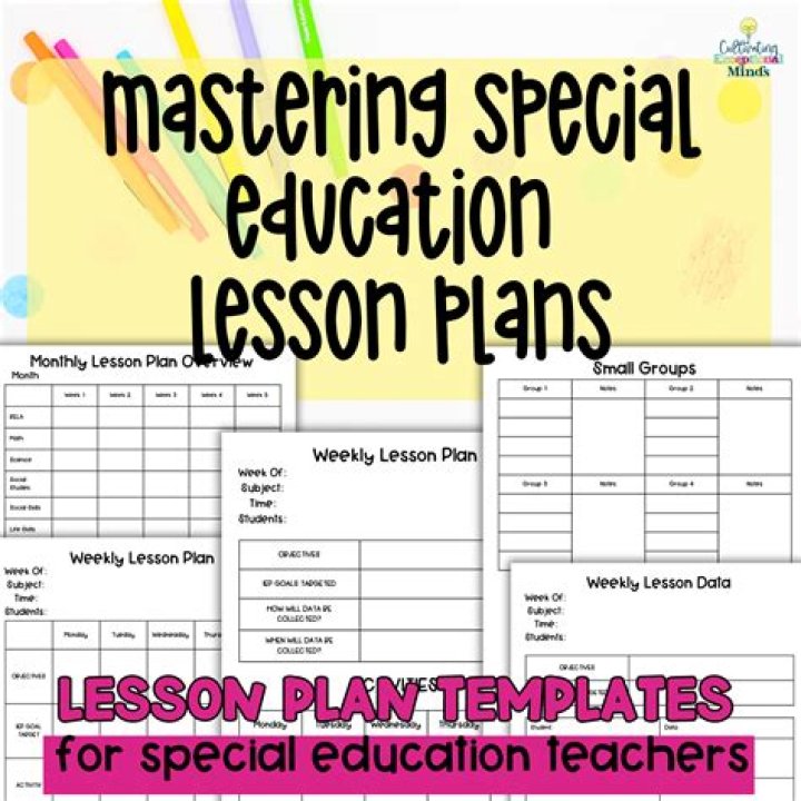 Detailed Lesson Plan for Special Education PDF – Free Download