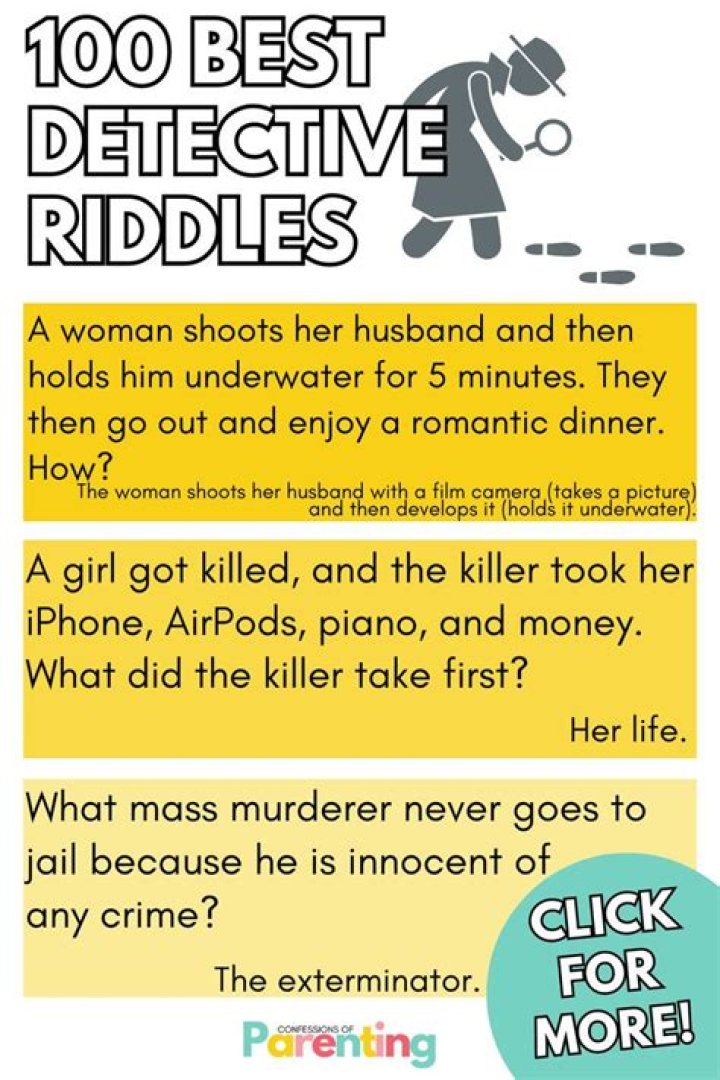 Solve Detective Riddles with Answers – PDF Download
